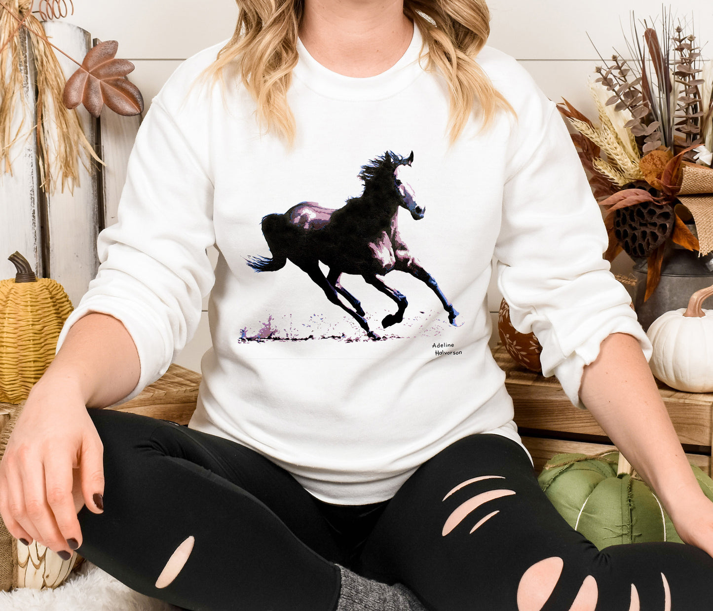 Galloping Horse Sweatshirt