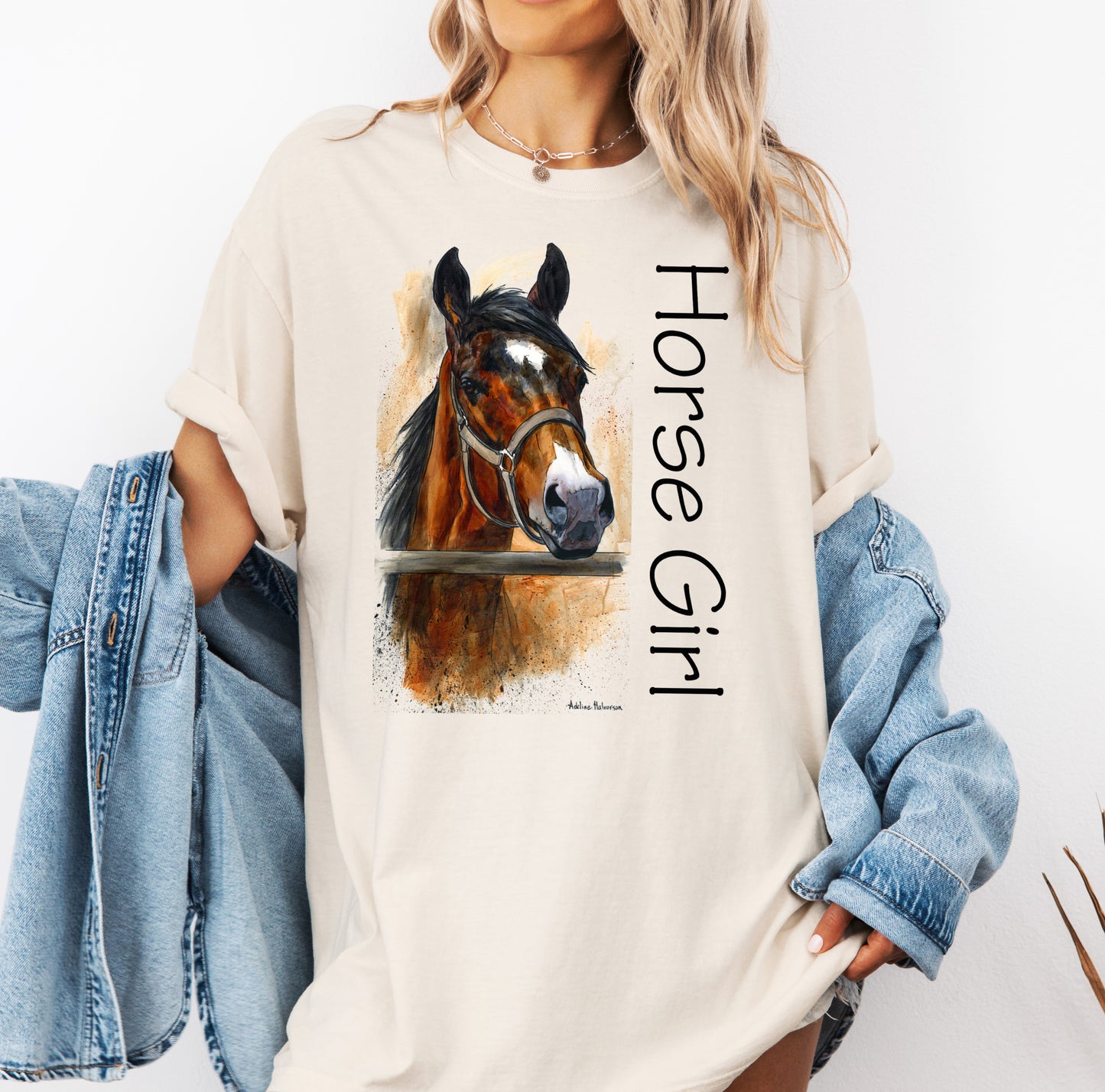 CONFIDENT Horse Girl T-Shirt – Comfort Colors Brand