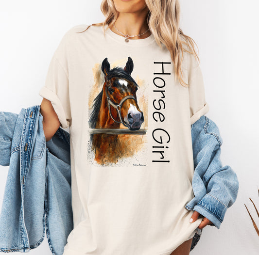 CONFIDENT Horse Girl T-Shirt – Comfort Colors Brand
