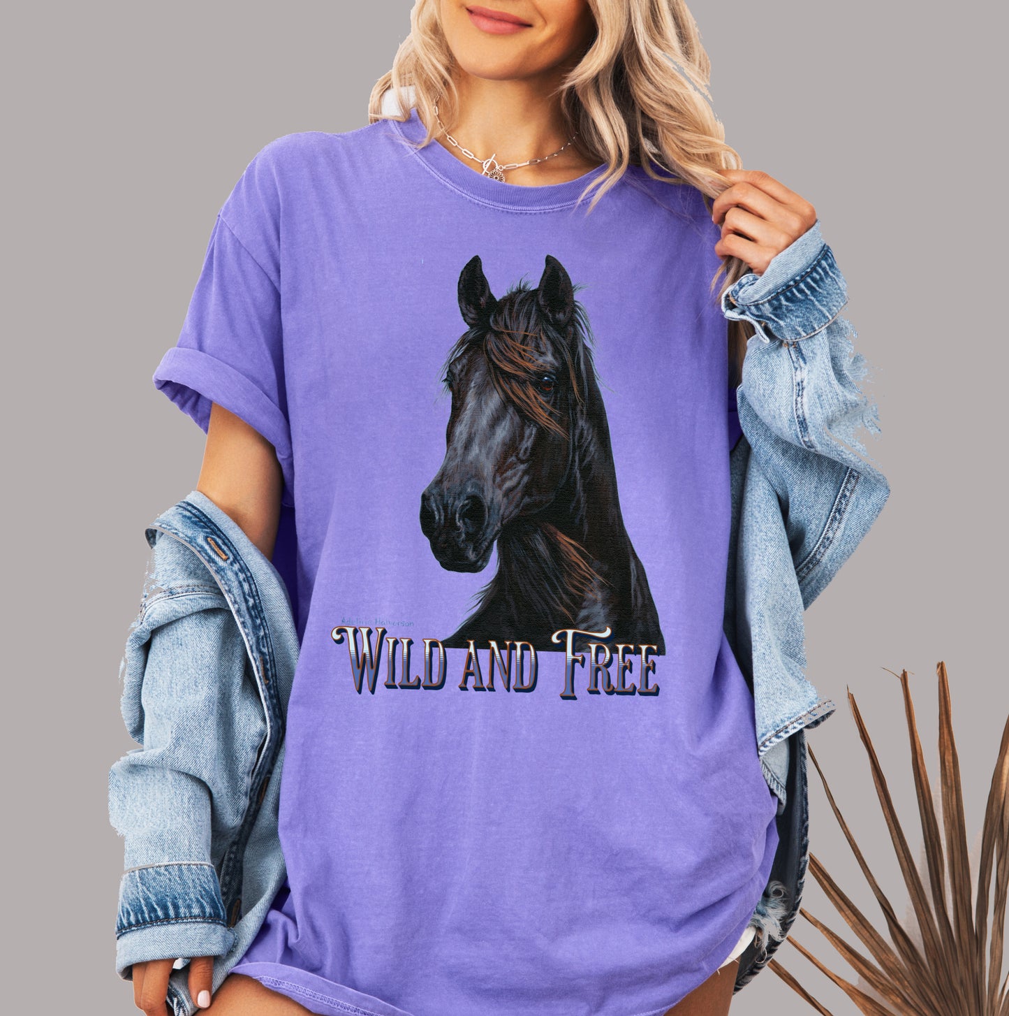 Wild and Free Comfort Colors Unisex Tee – 100% Cotton