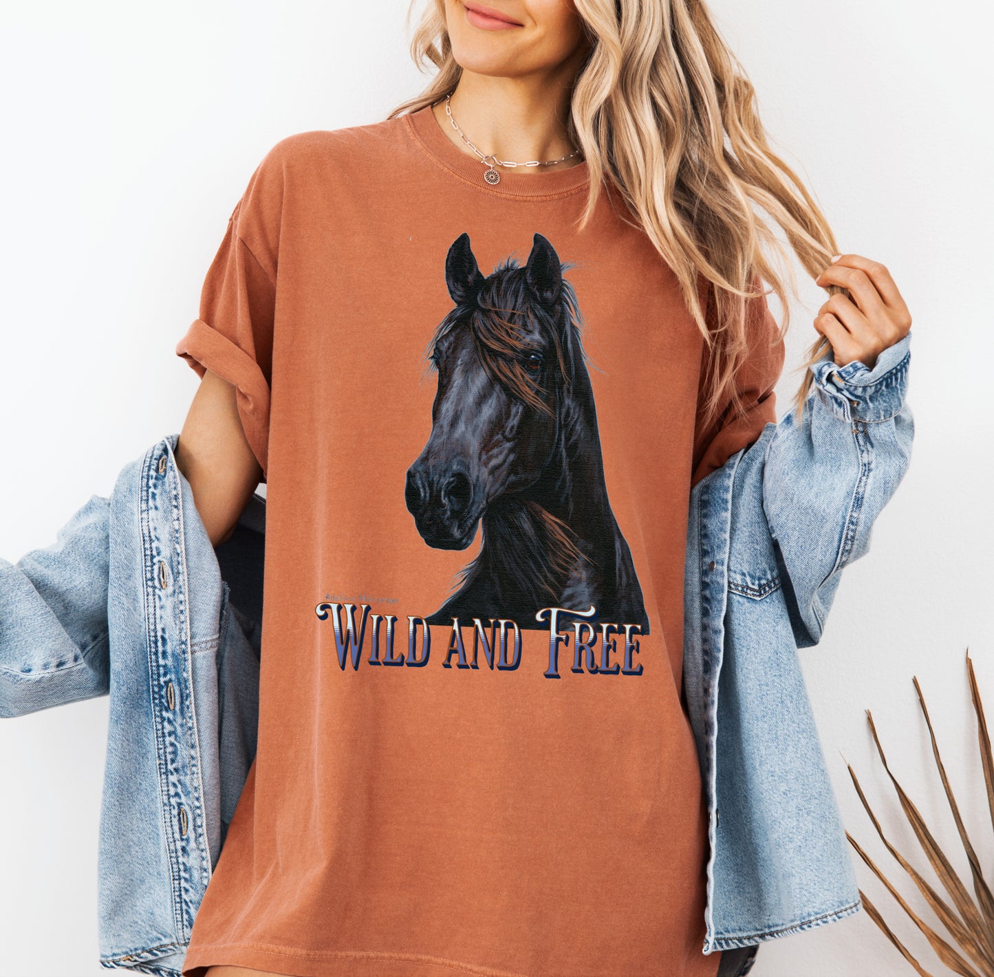 Wild and Free Comfort Colors Unisex Tee – 100% Cotton